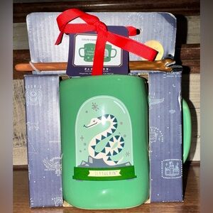 🥰  Harry Potter Slytherin Colour Changing Mug Stir Wand Holidays At Hogwarts